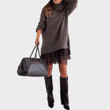 Tereza - Completo elegante di maglione e vestito