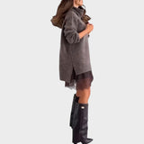 Tereza - Completo elegante di maglione e vestito