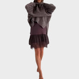 Tereza - Completo elegante di maglione e vestito