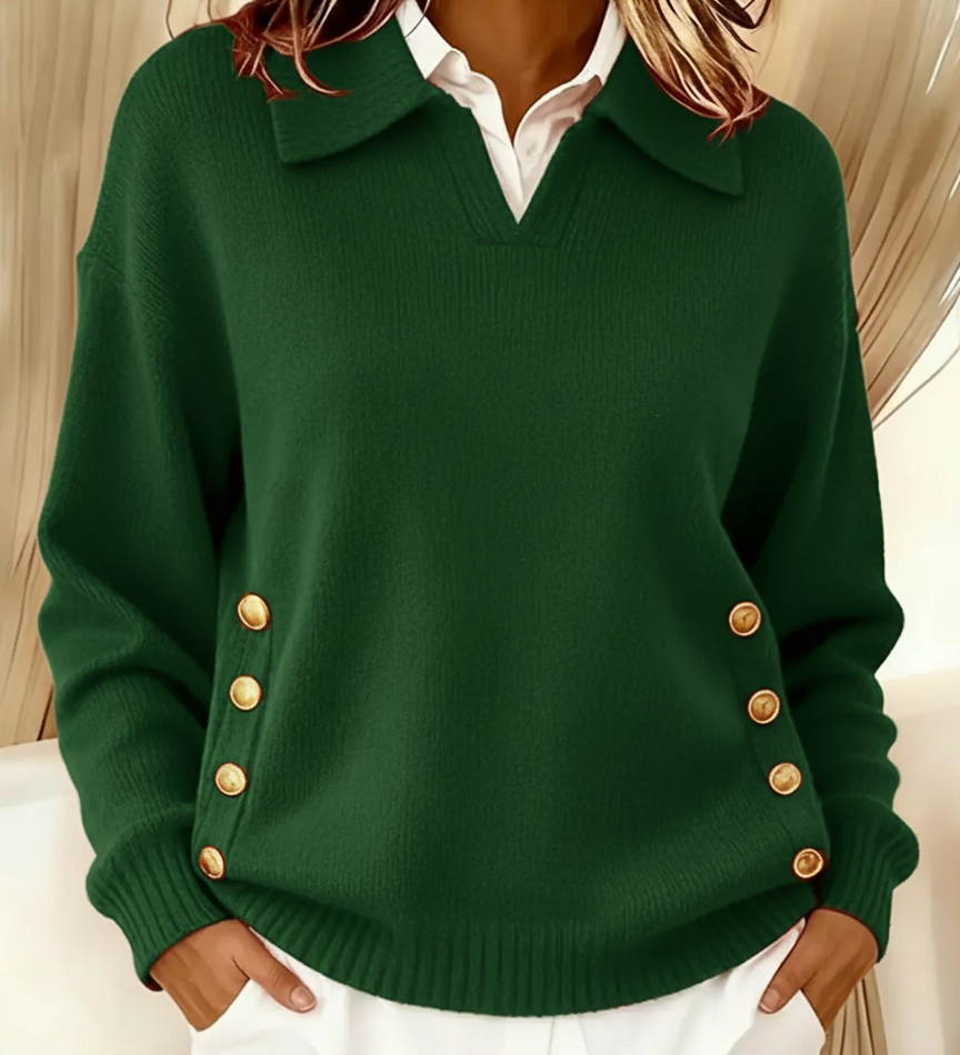 VYNETTE | Maglione a V con Collo