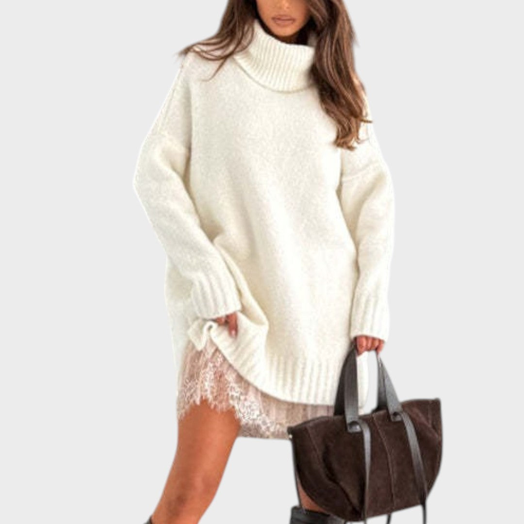 Tereza - Completo elegante di maglione e vestito