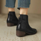 Jitka™ | Eleganti scarpe in pelle con tacco basso