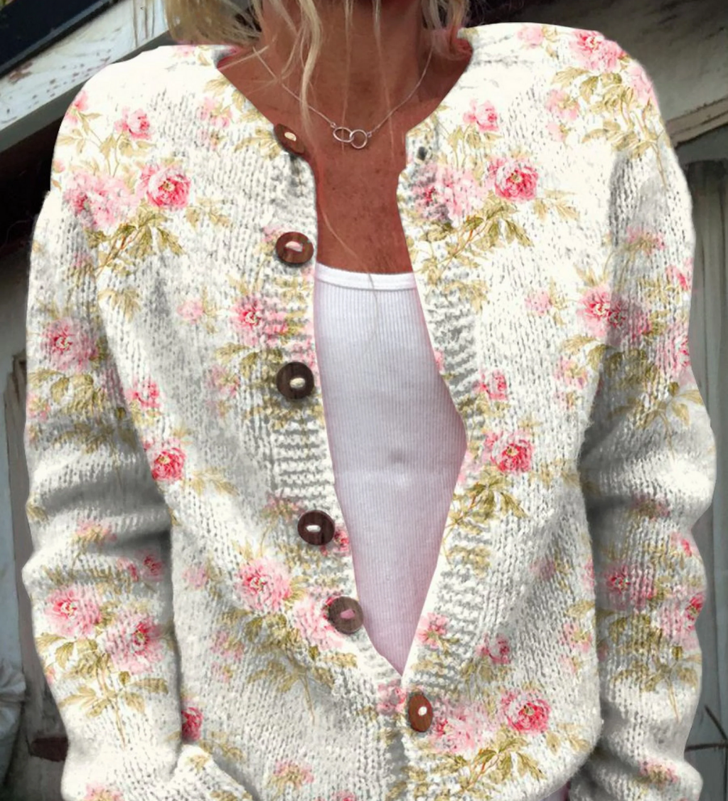 KERENSA | Vintage Floral Cardigan