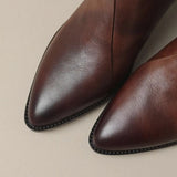 Jitka™ | Eleganti scarpe in pelle con tacco basso