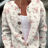 EVANTHEA | Vintage Floral Knit Cardigan