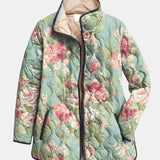 Carys | Giacca Trapuntata con Stampa Floreale Vintage