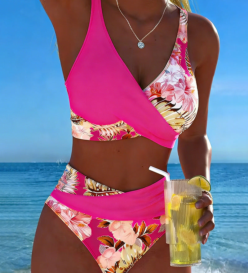 Modena - Costume da bagno a bikini con stampa floreale