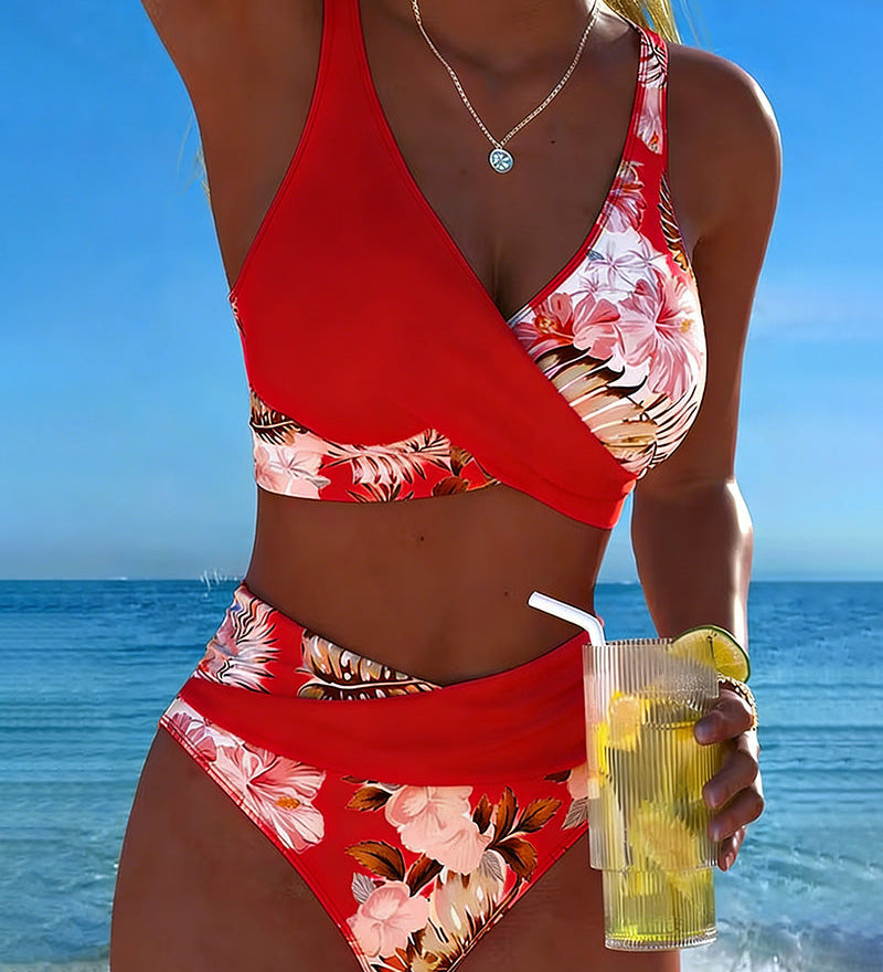 Modena - Costume da bagno a bikini con stampa floreale