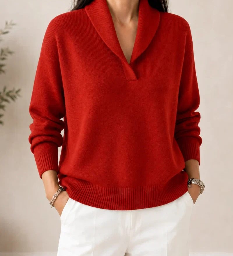 ANTONINE - MAGLIONE DONNA V-NECK MORBIDO