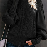 Lory | Maglione Lungo Casual con Maniche Lunghe