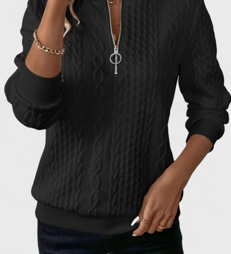 Nela™ | Maglione con zip per donne