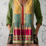 Emilie | Blusa Lunga con Scollatura a V Profonda