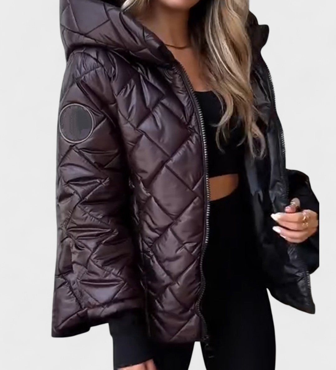Ema™ | Giacca elegante con cappuccio