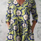 "Elodie | Camicia Lunga con Scollatura a V".