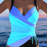 Siracusa - Costume da Bagno Elegante con Motivo Colorato