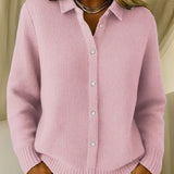 Katrina | Cardigan in Maglia Testurizzata con Bottoni