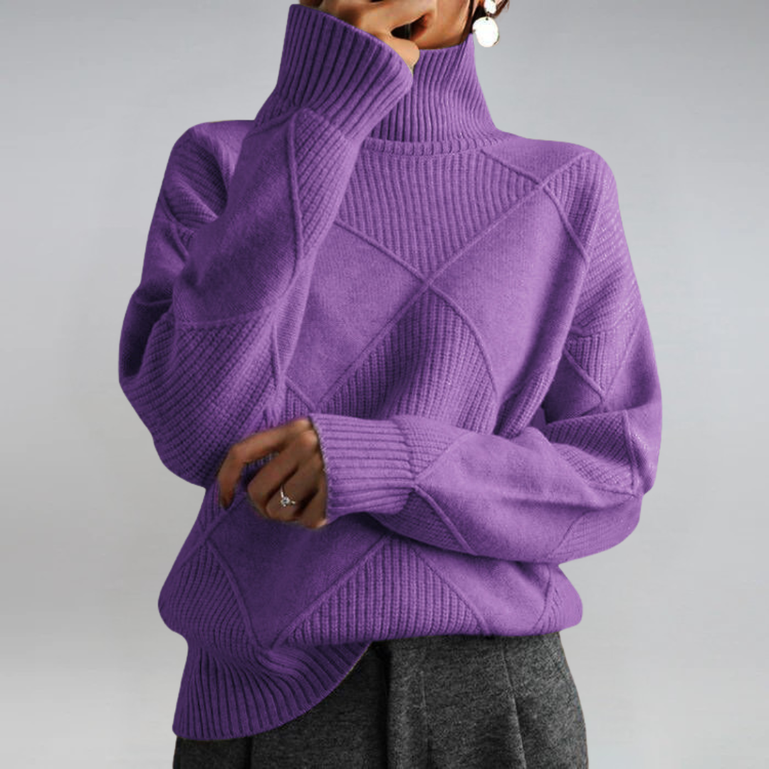 Lauren | Lusso Maglione a Collo Alto