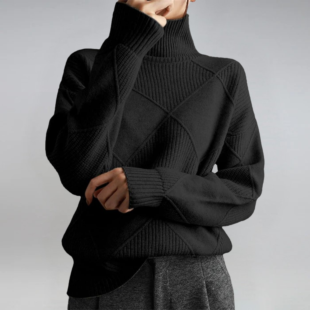 Lauren | Lusso Maglione a Collo Alto