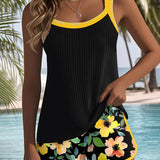 Procida - Elegante Set di Tankini a Due Pezzi