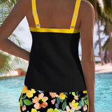 Procida - Elegante Set di Tankini a Due Pezzi