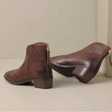 Jitka™ | Eleganti scarpe in pelle con tacco basso