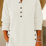 NEVA | Henley Tunic with Buttons