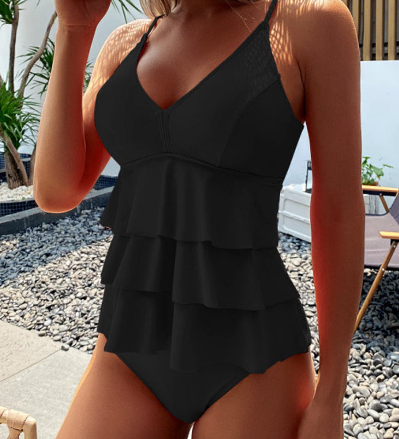 Torino - Costume da Bagno Elegante con Dettagli in Pizzo Chic