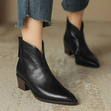 Jitka™ | Eleganti scarpe in pelle con tacco basso
