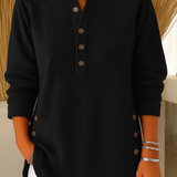 NEVA | Henley Tunic with Buttons