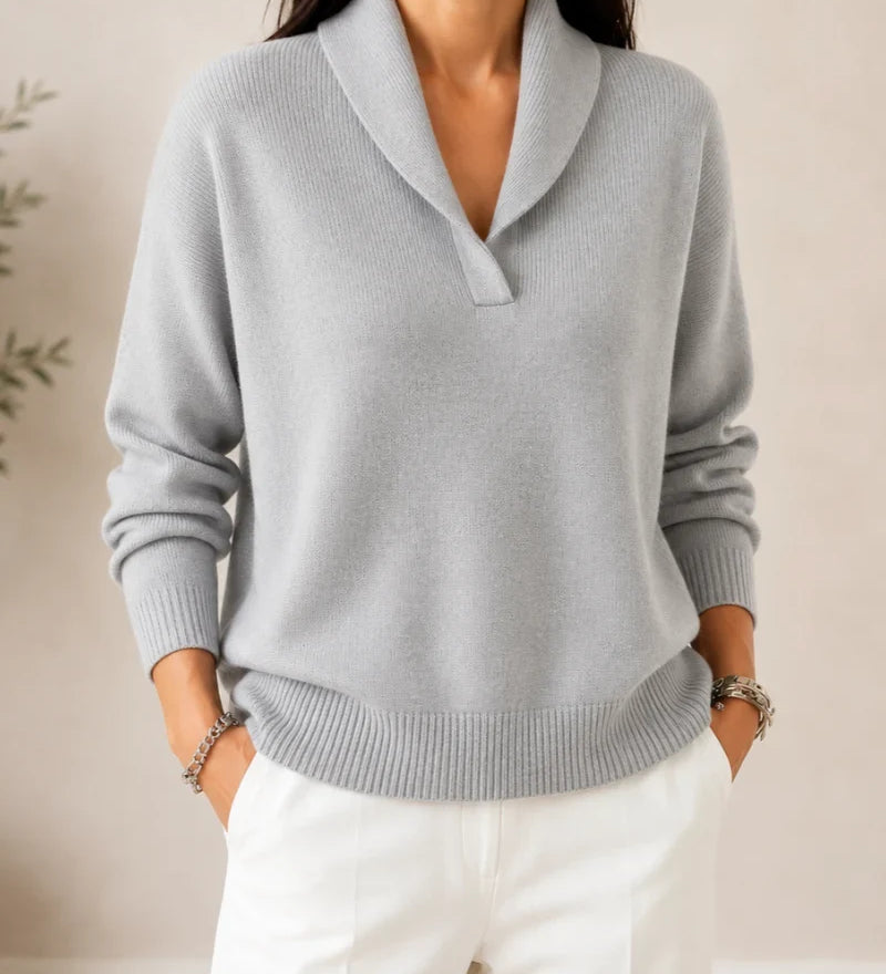 ANTONINE - MAGLIONE DONNA V-NECK MORBIDO