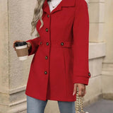 Veronika – Cappotto urbano premium con bottoni
