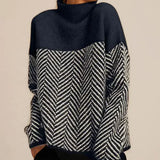 "Norah | Maglione in Cotone con Collo Alto" can be rewritten as "Norah | Maglione in Cotone con Collo Alto Elegante".