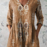 "Elise | Blusa Lunga con Decolleté a V".