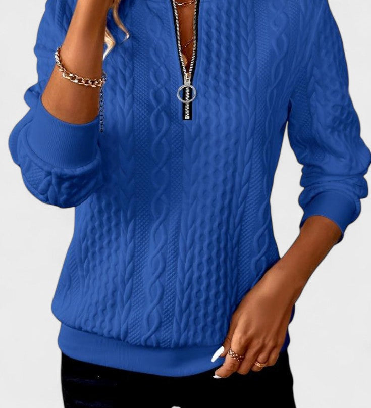 Nela™ | Maglione con zip per donne