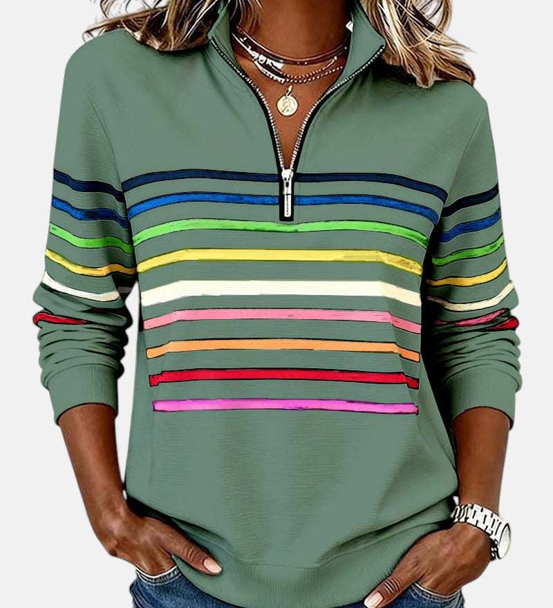 Andrea – Maglione a righe da donna