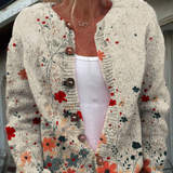 SABRINA | Vintage Floral Knit Cardigan