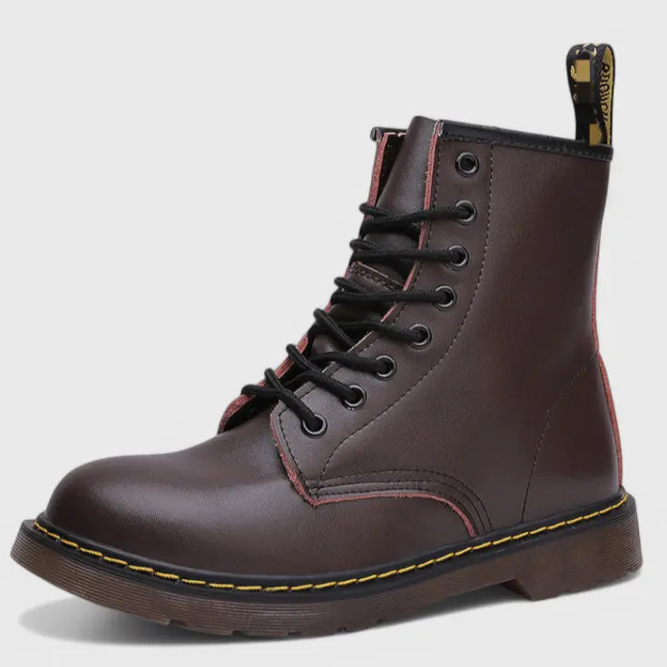 Addison™ | Eleganti stivali alti in pelle vegana