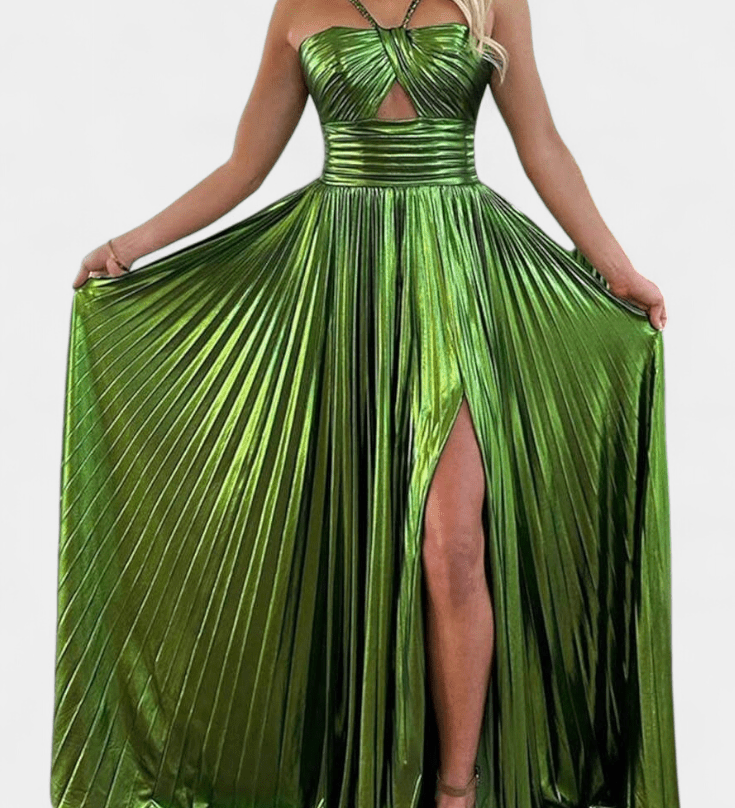 Aikaterini™ | Abito maxi lucido