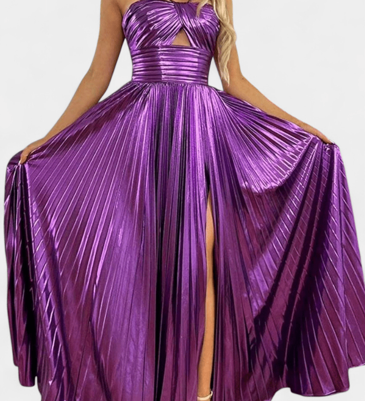 Aikaterini™ | Abito maxi lucido
