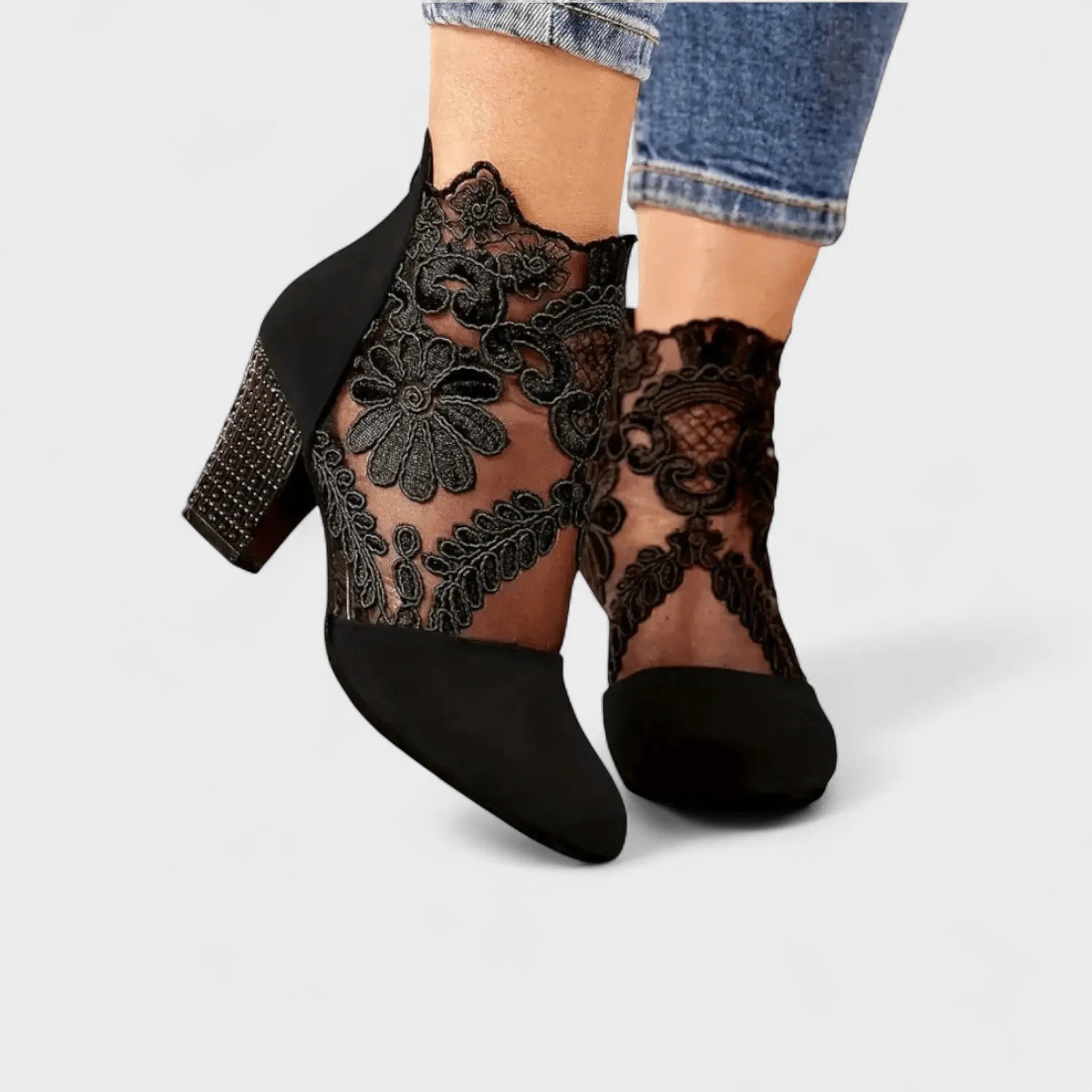 Charlotte™ | Décolleté eleganti con motivo floreale