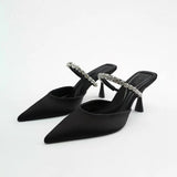 Alina | Tacchi alti con strass