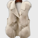 Alina™ gilet in pelle – Elegante e senza tempo