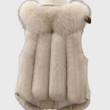 Alina™ gilet in pelle – Elegante e senza tempo