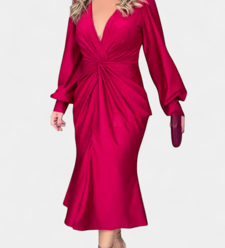 Alouette™ | Abito elegante con scollatura a V