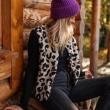 Astrid - Gilet in Stile Leopardo
