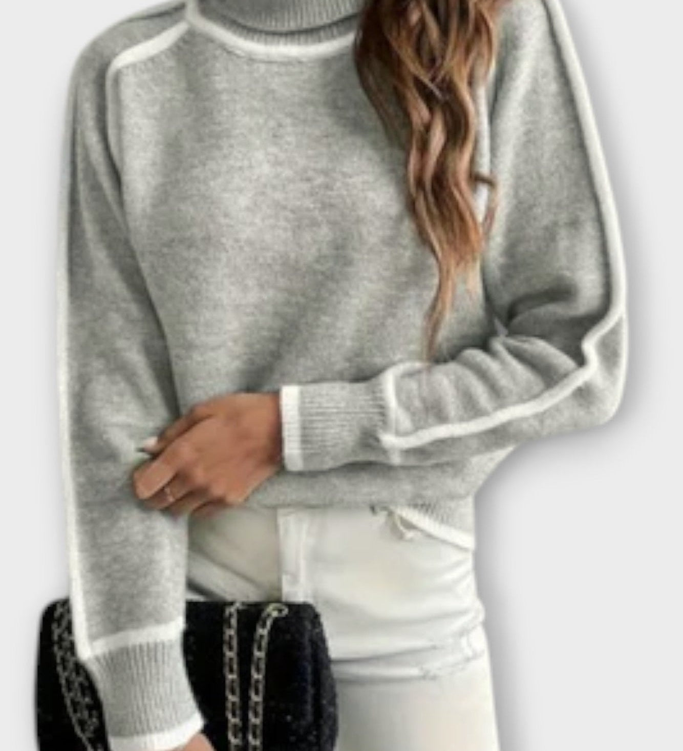 Aurora™ Maglione con colletto alto