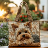 Borsa artigianale trapuntata con Yorkshire tenero