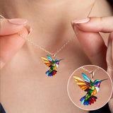 Gioiello colibrì colorato