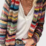 Maglione lavorato a maglia colorato