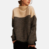 Zuzana – Maglione donna lavorato a maglia con motivo moderno
